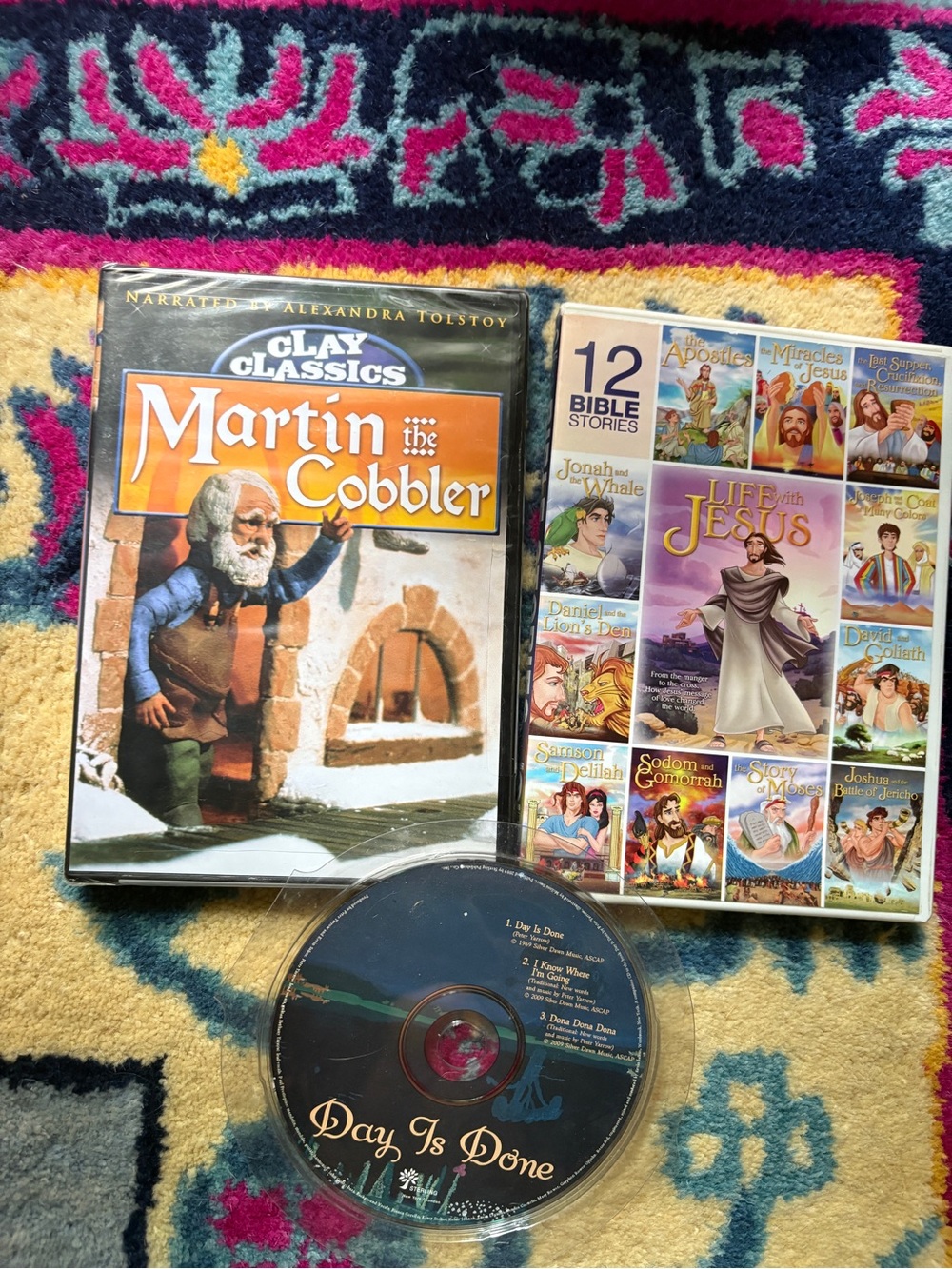 Classic Martin the Cobbler DVD — Bible stories Day is Done story book bundle set